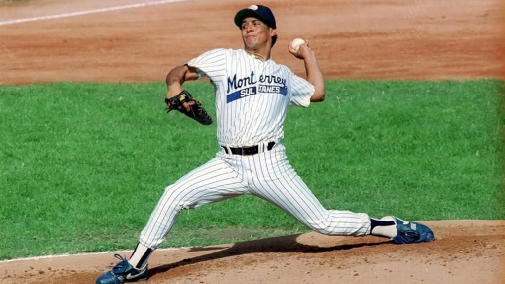 Narciso Elvira Delgado en su paso por los Sultanes de Monterrey de la Liga Mexicana de Béisbol.